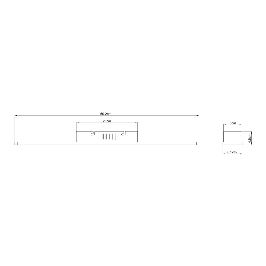 Globo - LED Лампа за таван на баня LED/12W/230V IP44