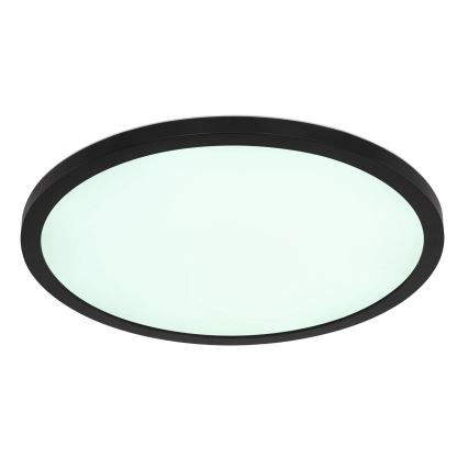 Globo - LED RGB Димируем плафон за баня LED/18W/230V 3000-6000K + дистанционно управление IP44 черен