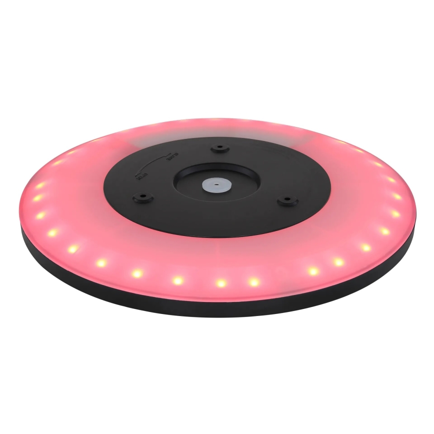 Globo - LED RGB Димируем плафон за баня LED/18W/230V 3000-6000K + дистанционно управление IP44 черен