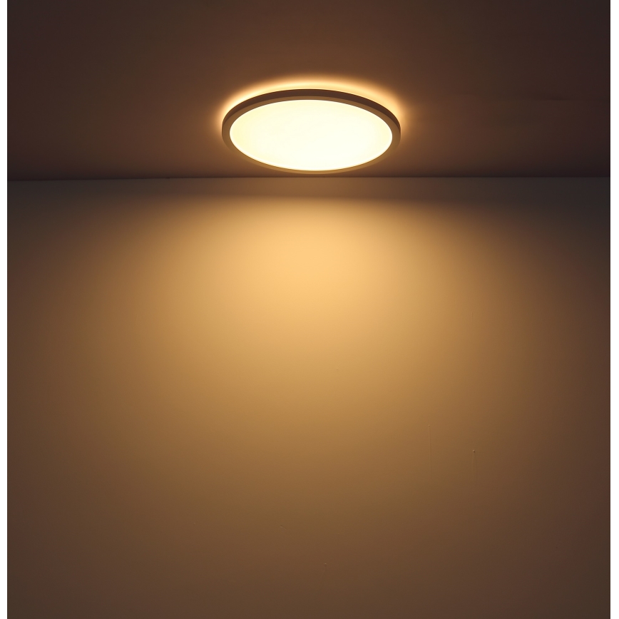 Globo - LED Димируем плафон за баня LED/18W/230V Ø 29,4 см IP44 бял