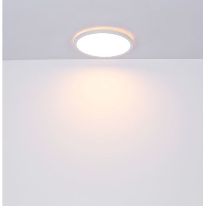 Globo - LED Димируем плафон за баня LED/18W/230V Ø 29,4 см IP44 бял