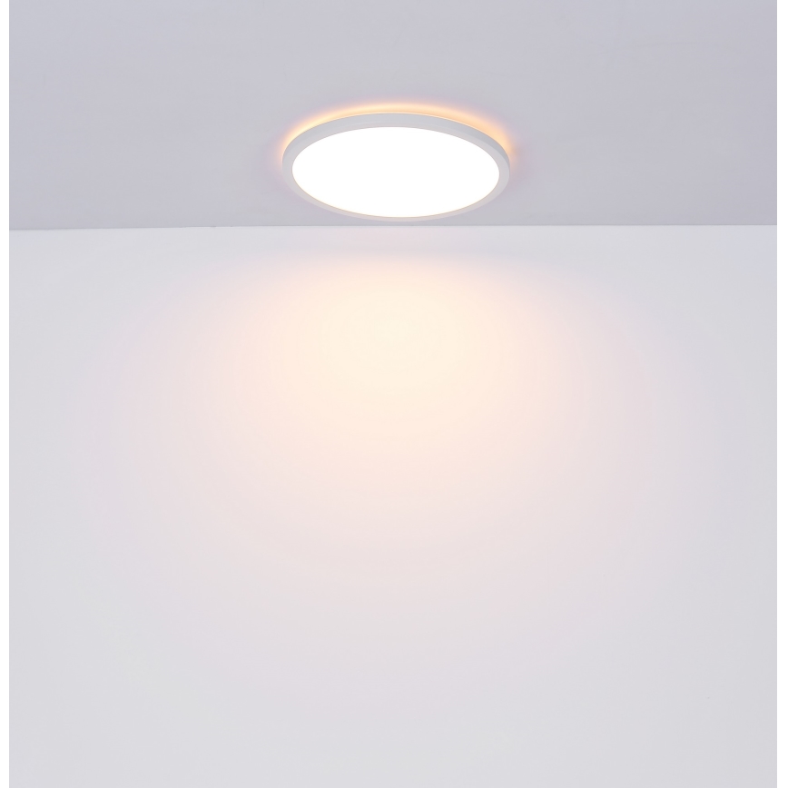 Globo - LED Димируем плафон за баня LED/18W/230V Ø 29,4 см IP44 бял