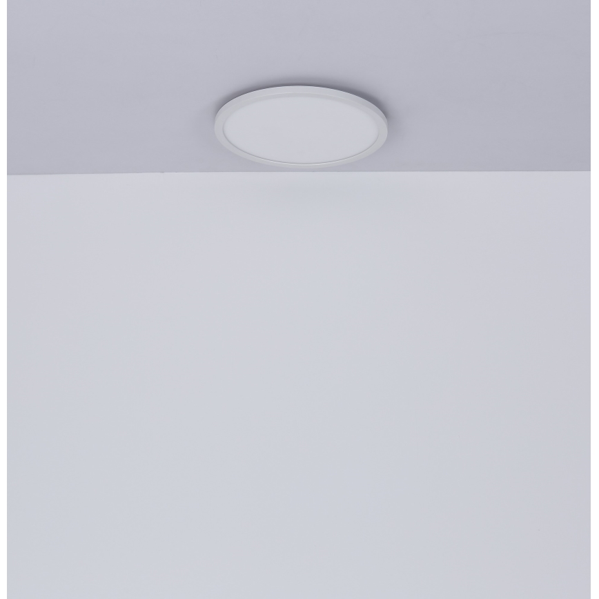 Globo - LED Димируем плафон за баня LED/18W/230V Ø 29,4 см IP44 бял