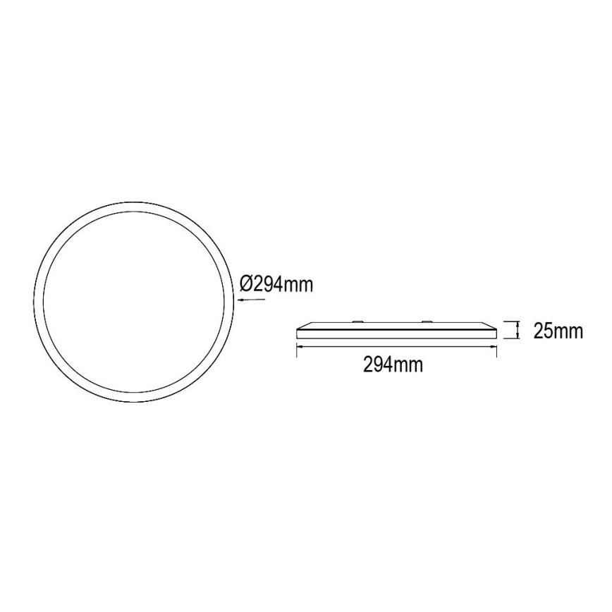 Globo - LED Димируем плафон за баня LED/18W/230V Ø 29,4 см IP44 бял