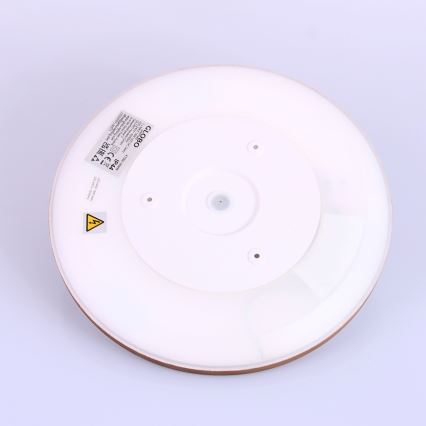 Globo - LED Димируем плафон за баня LED/18W/230V Ø 29,4 см IP44 кафяв