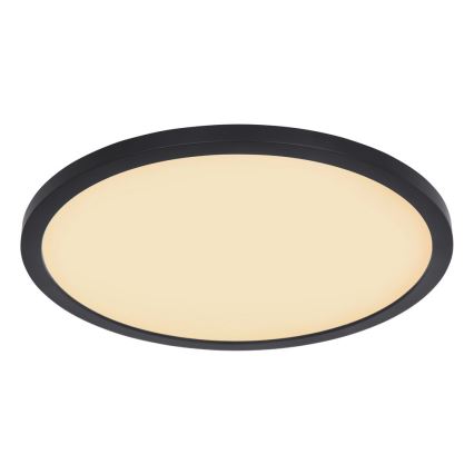 Globo - LED Димируем плафон за баня LED/24W/230V Ø 42 см IP44 черен