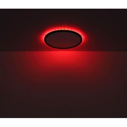 Globo - LED RGB Димируем плафон за баня LED/21W/230V 3000-6000K + дистанционно управление IP44 черен