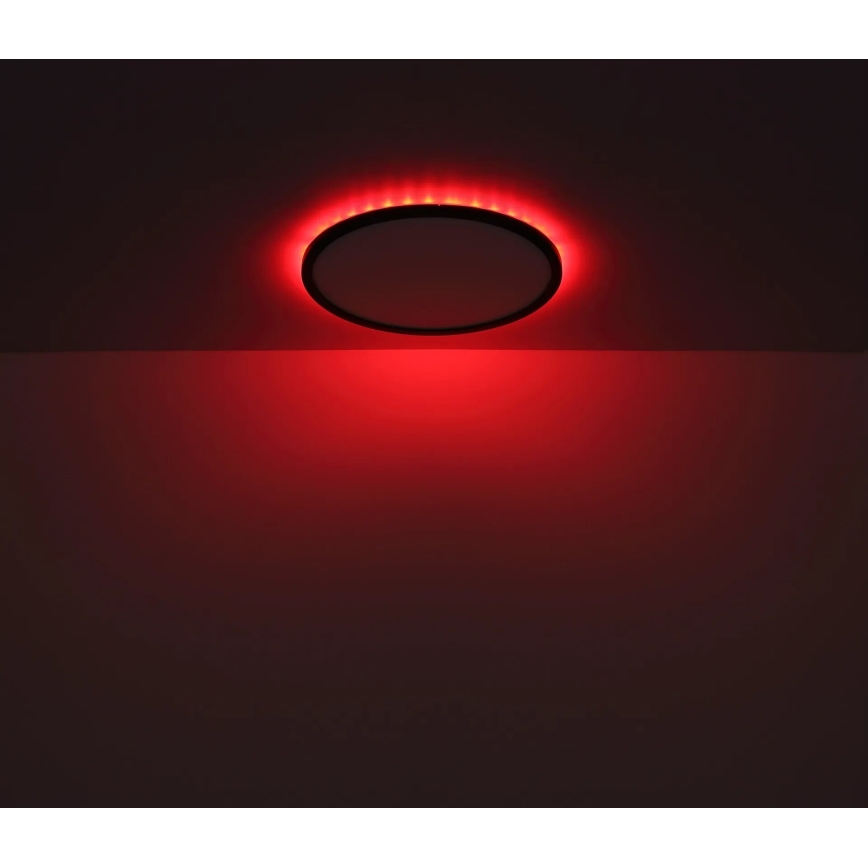Globo - LED RGB Димируем плафон за баня LED/21W/230V 3000-6000K + дистанционно управление IP44 черен