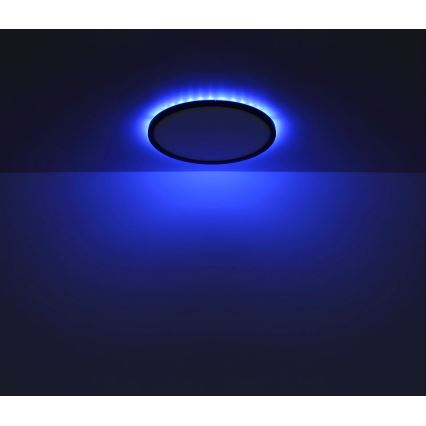 Globo - LED RGB Димируем плафон за баня LED/21W/230V 3000-6000K + дистанционно управление IP44 черен