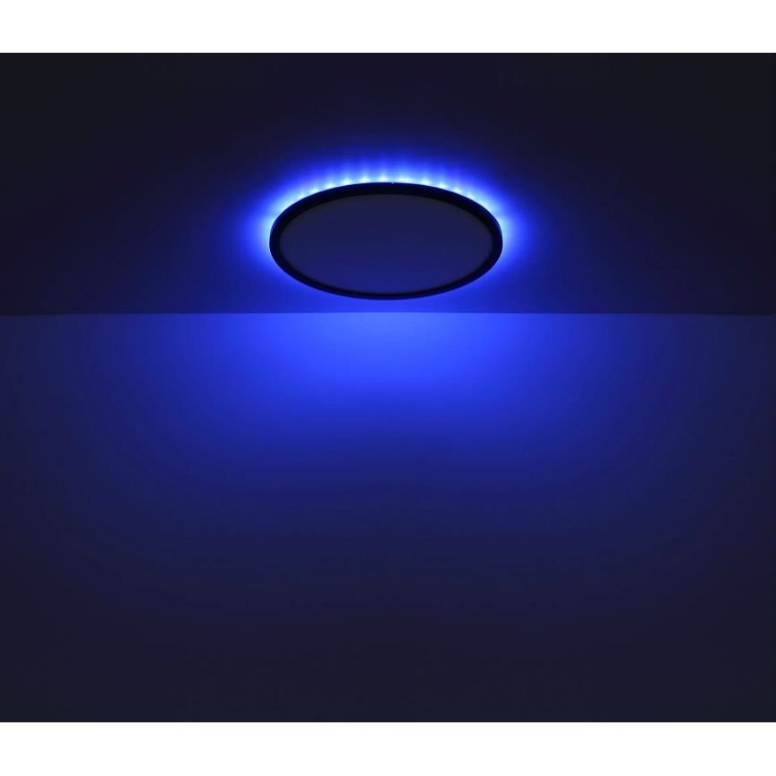 Globo - LED RGB Димируем плафон за баня LED/21W/230V 3000-6000K + дистанционно управление IP44 черен