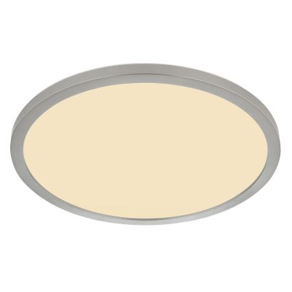 Globo - LED Димируем плафон за баня LED/24W/230V Ø 42 см IP44 матов хром