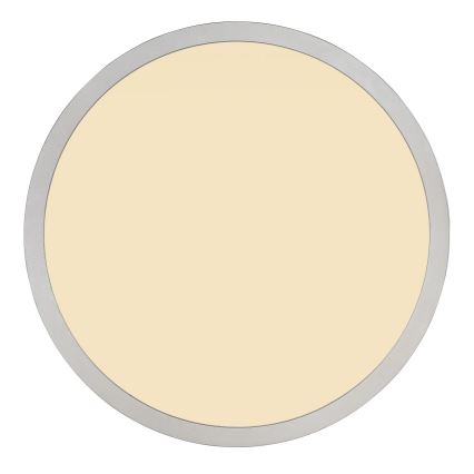 Globo - LED Димируем плафон за баня LED/24W/230V Ø 42 см IP44 матов хром