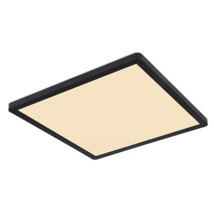 Globo - LED Димируем плафон за баня LED/18W/230V 29,4x29,4 см IP44 черен