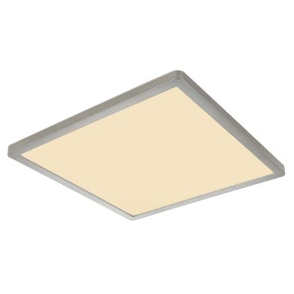 Globo - LED Димируем плафон за баня LED/18W/230V 29,4x29,4 см IP44 матов хром
