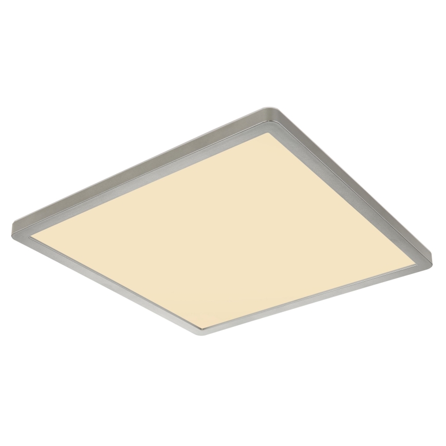 Globo - LED Димируем плафон за баня LED/18W/230V 29,4x29,4 см IP44 матов хром