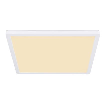 Globo - LED Димируем плафон за баня LED/18W/230V 29,4x29,4 см IP44 бял