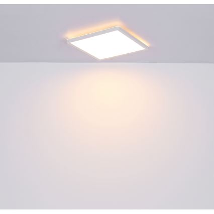 Globo - LED Димируем плафон за баня LED/18W/230V 29,4x29,4 см IP44 бял