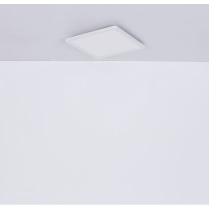 Globo - LED Димируем плафон за баня LED/18W/230V 29,4x29,4 см IP44 бял