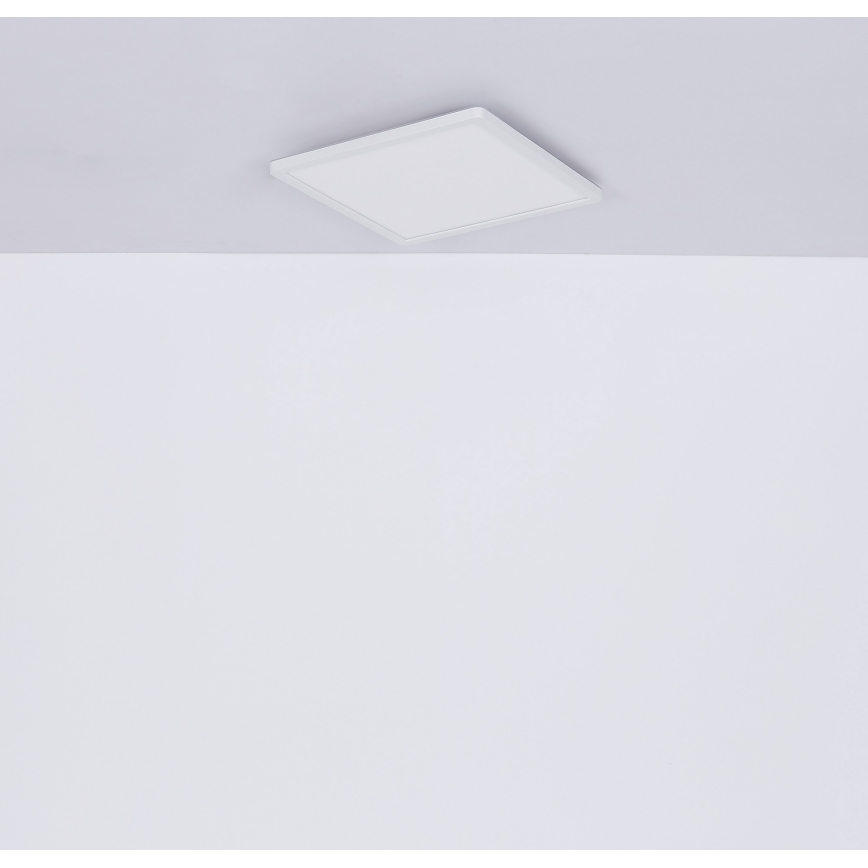 Globo - LED Димируем плафон за баня LED/18W/230V 29,4x29,4 см IP44 бял