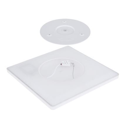 Globo - LED Димируем плафон за баня LED/18W/230V 29,4x29,4 см IP44 бял