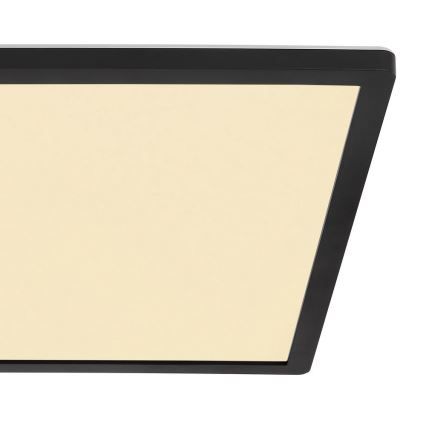 Globo - LED Димируем плафон за баня LED/24W/230V 42x42 cm IP44 черен