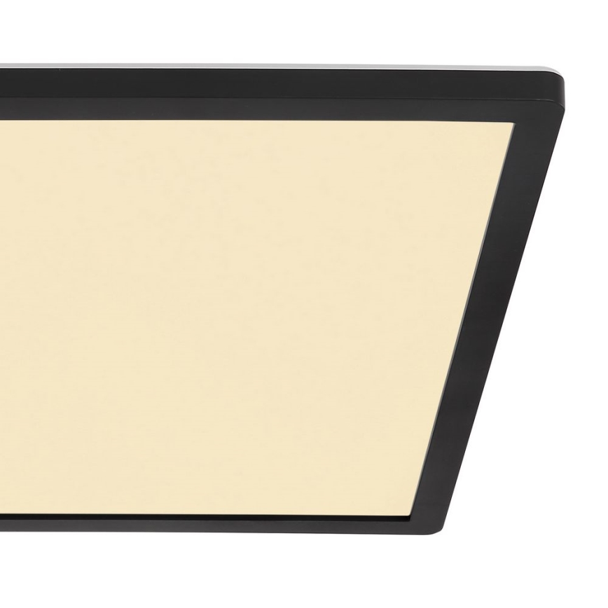 Globo - LED Димируем плафон за баня LED/24W/230V 42x42 cm IP44 черен