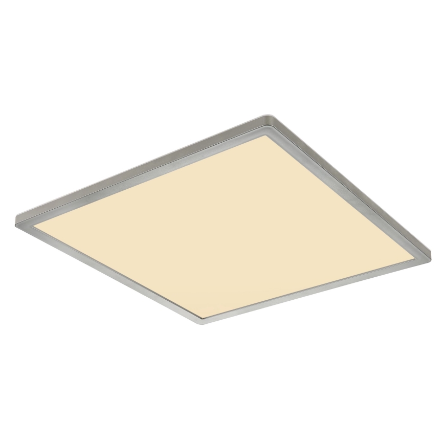 Globo - LED Димируем плафон за баня LED/24W/230V 42x42 см IP44 матов хром