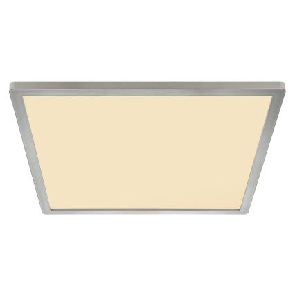 Globo - LED Димируем плафон за баня LED/24W/230V 42x42 см IP44 матов хром