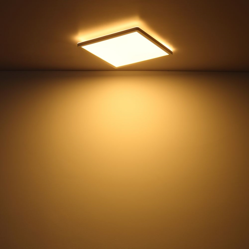 Globo - LED Димируем плафон за баня LED/24W/230V 42x42 cm IP44 бял