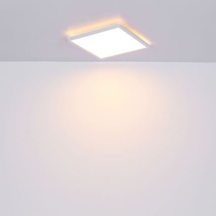 Globo - LED Димируем плафон за баня LED/24W/230V 42x42 cm IP44 бял