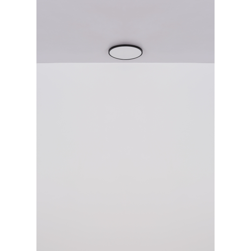 Globo - LED Плафониера LED/15W/230V 4000K Ø 23 см черен
