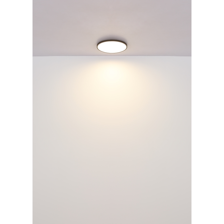 Globo - LED Плафониера LED/15W/230V 4000K Ø 23 см черен