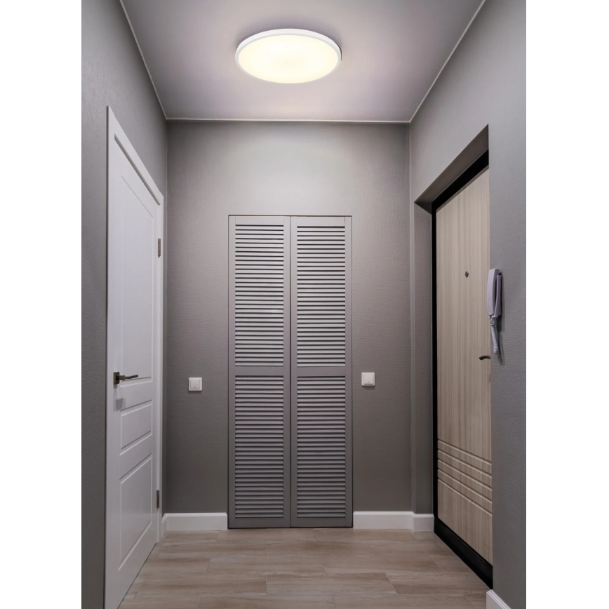 Globo - LED таванно осветително тяло LED/20W/230V 4000K Ø 30 см бяло