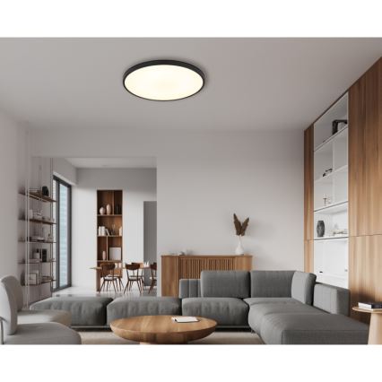 Globo - LED Плафониера LED/32W/230V 4000K Ø 40 см черен