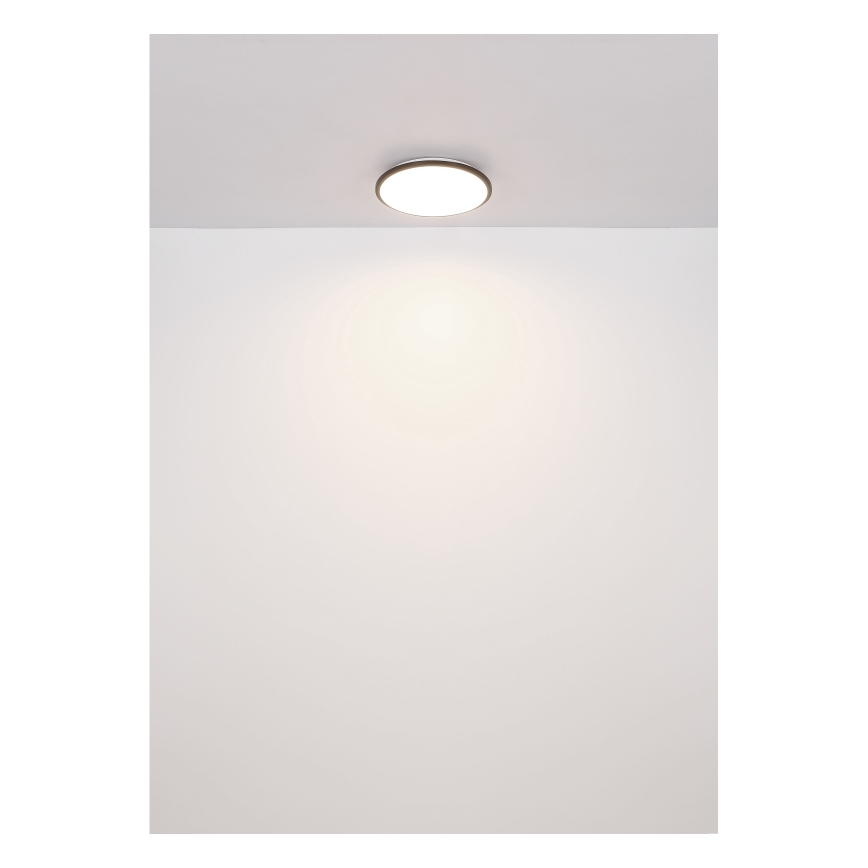 Globo - LED Плафониера LED/18W/230V 4000K Ø 35 см черен