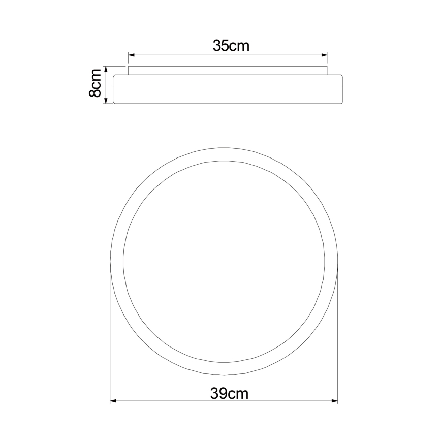 Globo - LED Димируем плафон LED/18W/230V + дистанционно управление