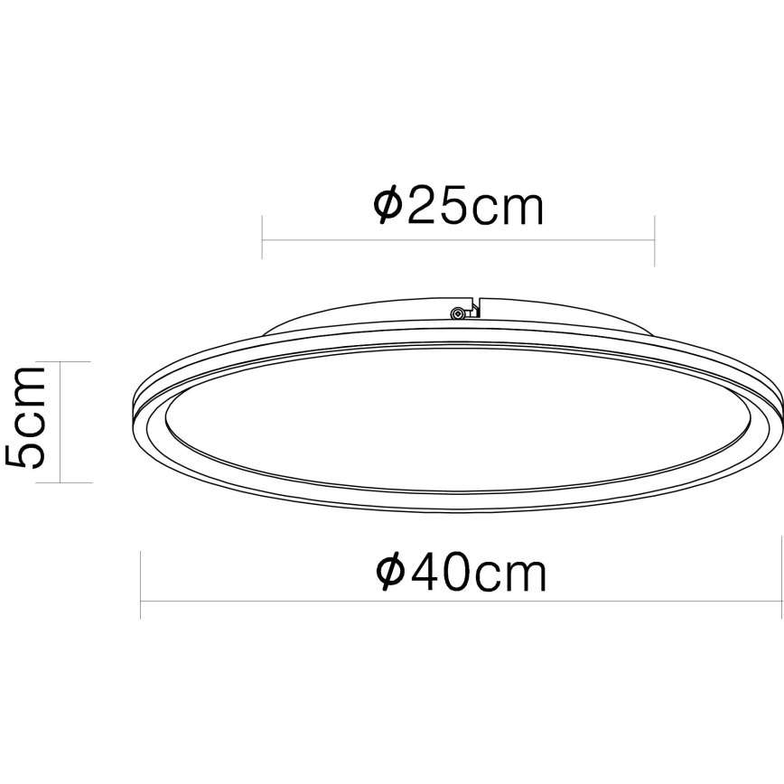 Globo - LED Плафониера LED/39W/230V Ø 40 см
