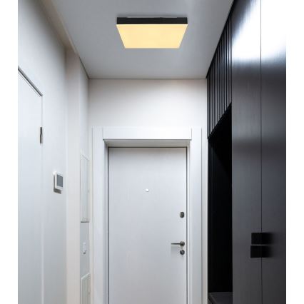 Globo - LED Плафониера LED/18W/230V 30x30 см черен