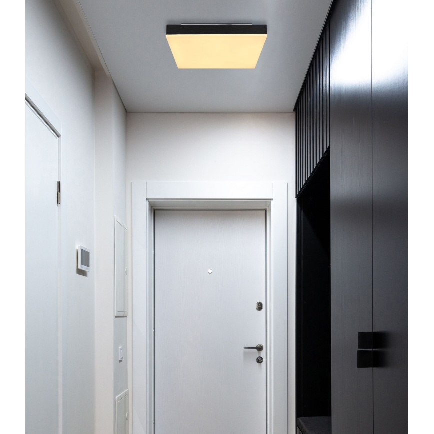 Globo - LED Плафониера LED/18W/230V 30x30 см черен