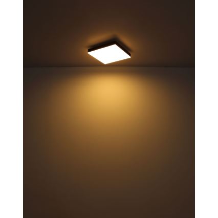 Globo - LED Плафониера LED/18W/230V 30x30 см черен