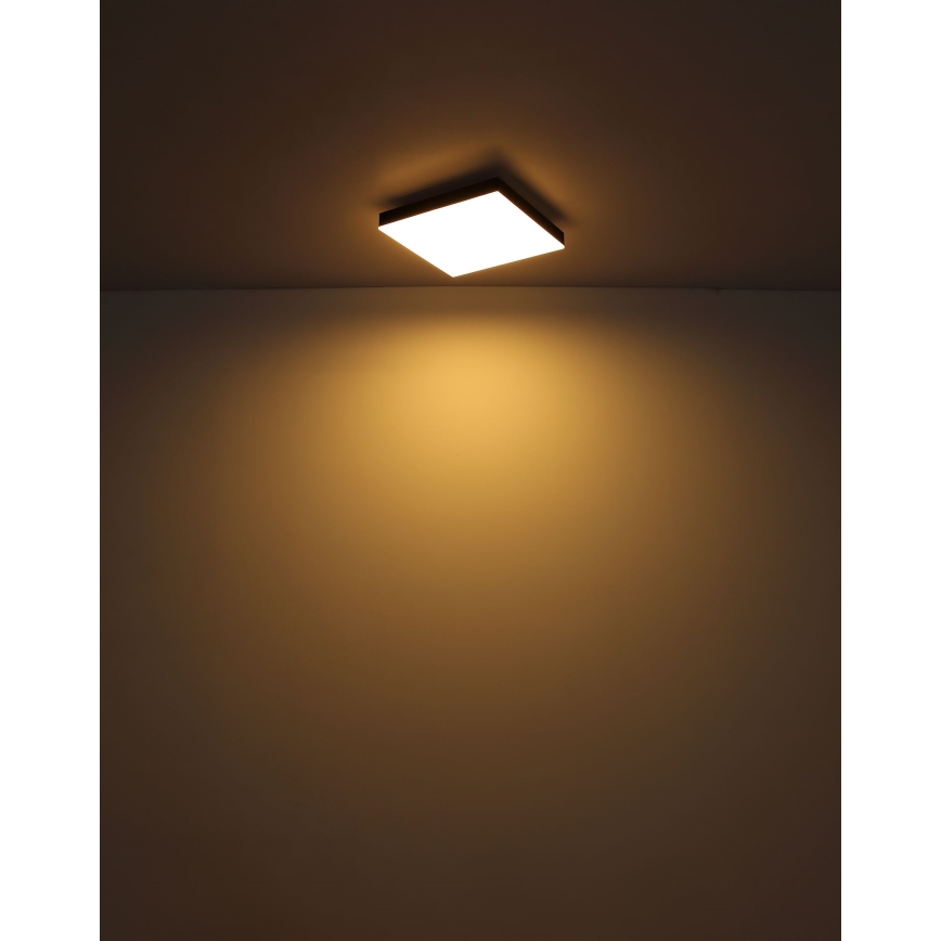 Globo - LED Плафониера LED/18W/230V 30x30 см черен