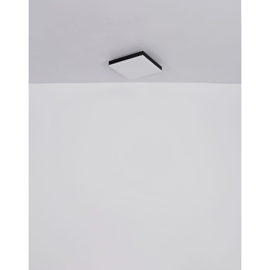 Globo - LED Димируем плафон LED/24W/230V 2700-6500K черен + дистанционно управление