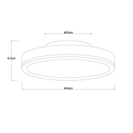 Globo - LED Плафониера LED/24W/230V 3000K Ø 45 см