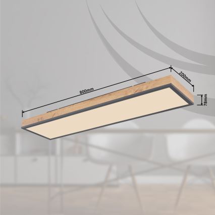 Globo - LED Димируем плафон LED/24W/230V 2700-6500K + дистанционно управление