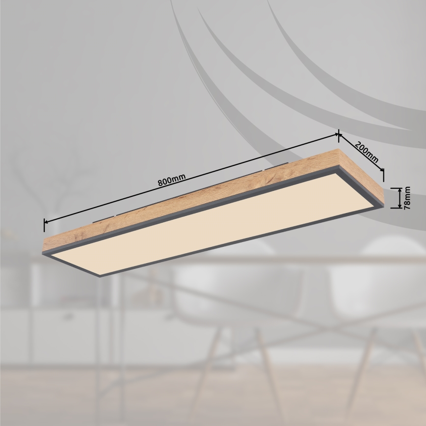 Globo - LED Димируем плафон LED/24W/230V 2700-6500K + дистанционно управление