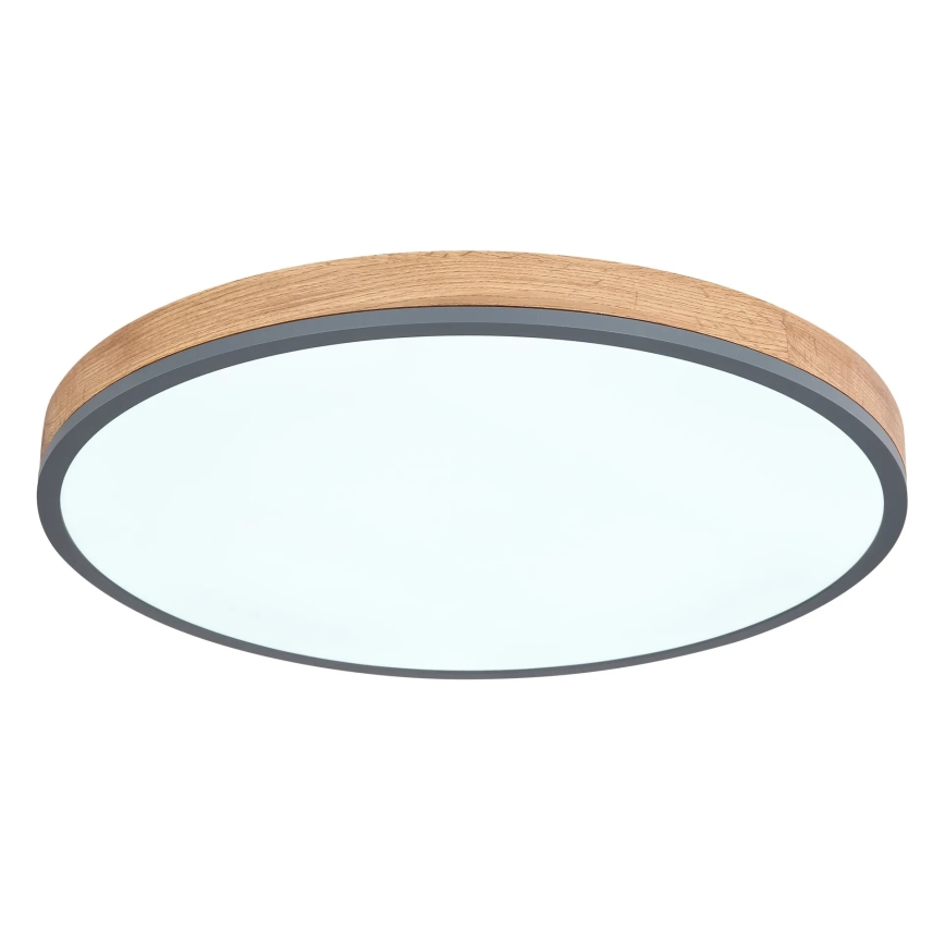 Globo - LED Димируем плафон LED/40W/230V 2700-6500K Ø 60 см + дистанционно управление кафяв/сив
