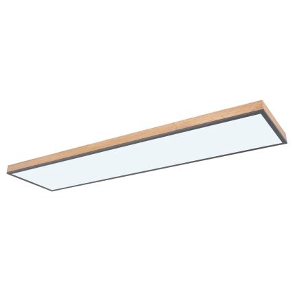 Globo - LED Димируем плафон LED/36W/230V 2700-6500K + дистанционно управление кафяв/сив