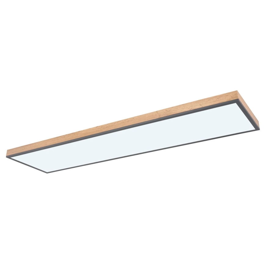 Globo - LED Димируем плафон LED/36W/230V 2700-6500K + дистанционно управление кафяв/сив