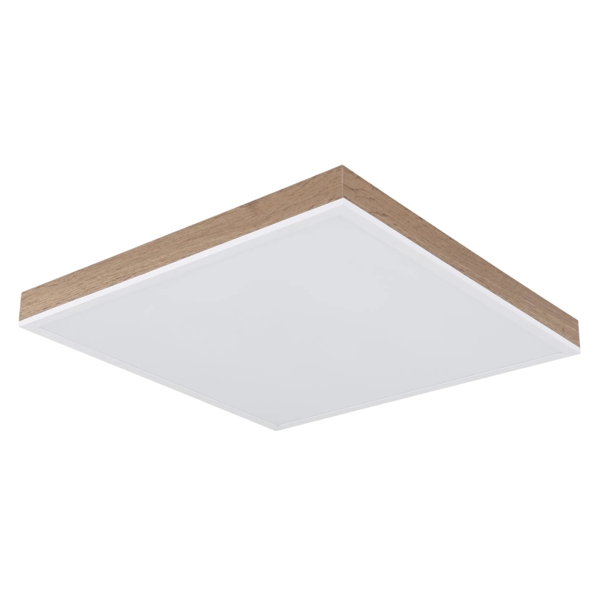 Globo - LED Димируем плафон LED/24W/230V 2700-6500K + дистанционно управление кафяв/бял