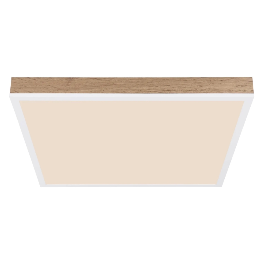 Globo - LED Димируем плафон LED/24W/230V 2700-6500K + дистанционно управление кафяв/бял